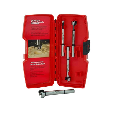 Milwaukee Tool 4PC Forstner Bit Set 48-14-0004